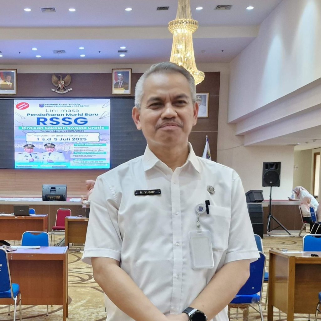 Kepala Bidang Pembinaan SMP Dinas Pendidikan Kota Depok M Yusuf